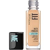 Maybelline New York Fit Me Matte + Poreless Foundation Makeup, Ultra-Lightweight Formula Controls Shine, for Normal to Oily S