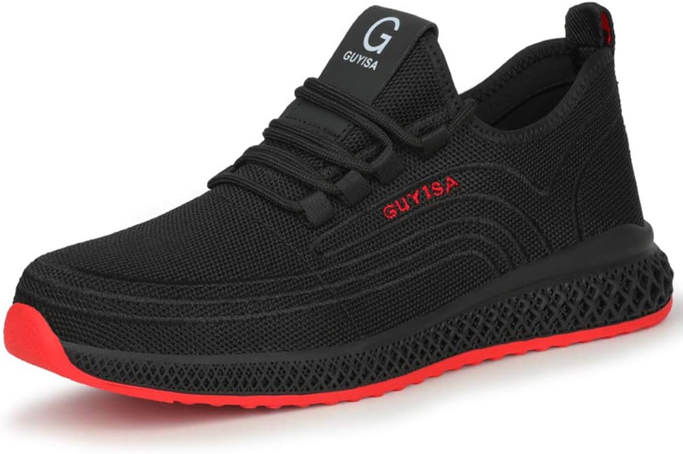 Safety Shoes Men Work Shoes Women Steel Toe Lightweight Breathable Protective Sneakers