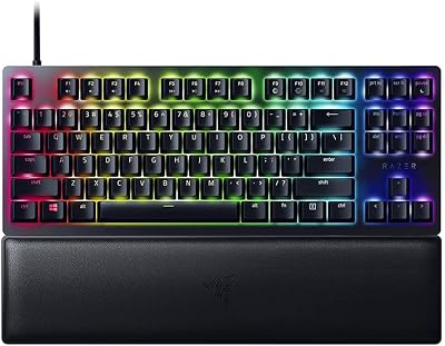 Razer Huntsman V2 Tenkeyless Purple Switch Optical Keyboard US Layout Black