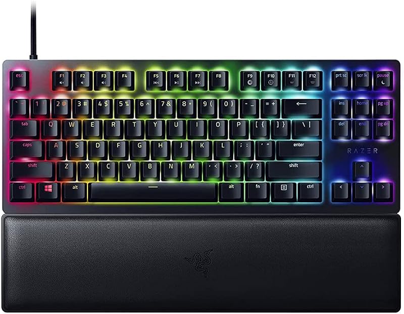 Razer Huntsman V2 Tenkeyless Purple Switch Optical Keyboard US Layout Black