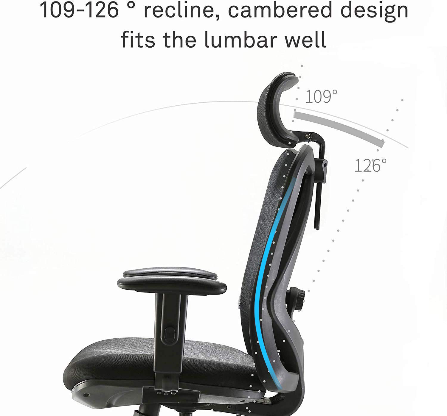 Sihoo Ergonomic Home Office Chair Adjustable Headrest And Lumbar Support High Back Executive Computer Chair Upgraded To Rollerblade Wheels Buy Online In Guernsey At Guernsey Desertcart Com Productid 201286412