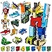 Moonio Numbers Transform Robots Toy Playset from 10 Pieces Combinate to A Big Early Learning Robot Gift for Boy (0-9 Numbers Robot)