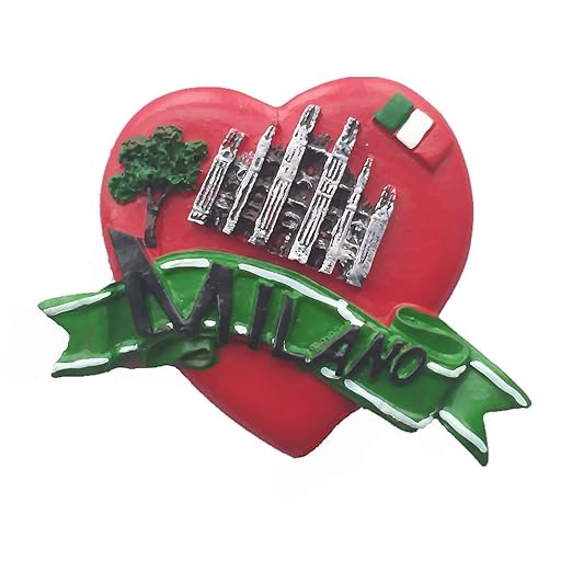 MUYU Magnet Milan Italy - Imán 3D para Nevera, Regalo de Recuerdo ...