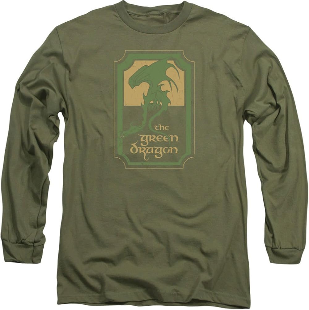 Long Sleeve: Lord of The Rings- Green Dragon Tavern Longsleeve Shirt