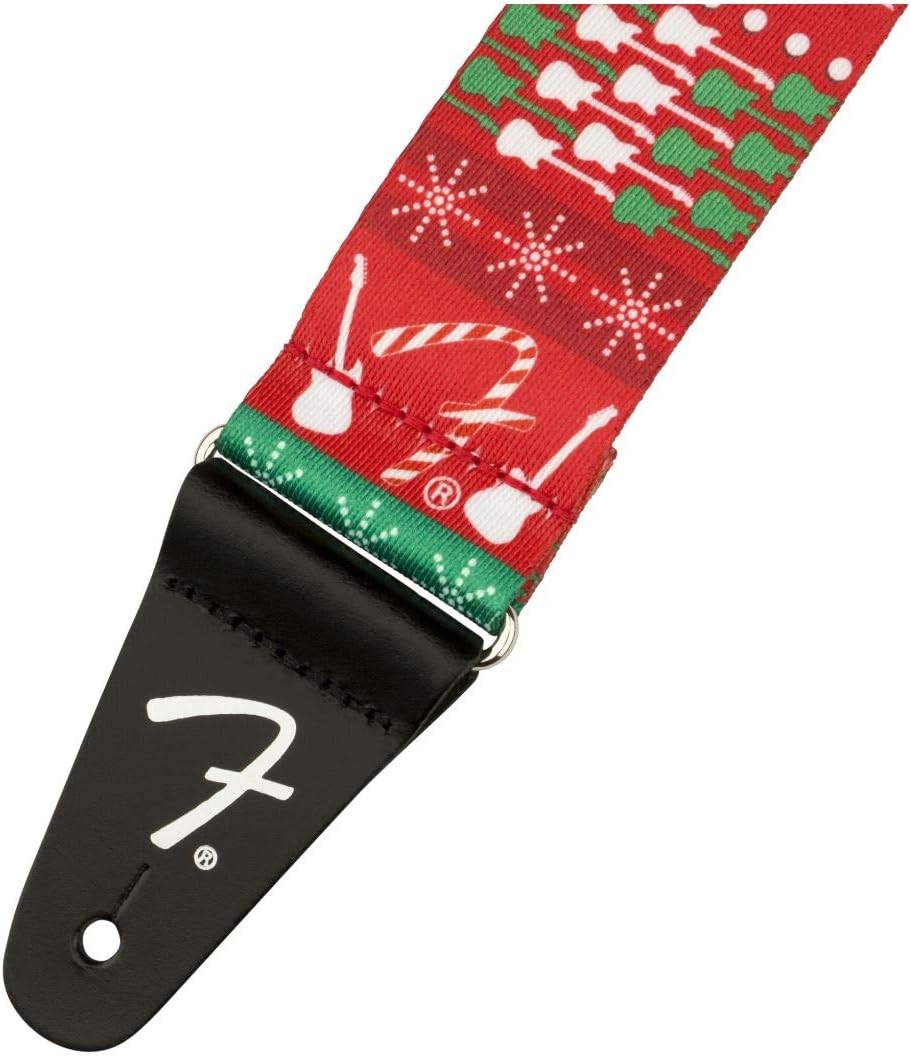 Fender Ugly Christmas Sweater, Snowman Guitar Strap