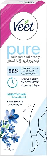 Veet Sensitive Skin Hair Removal Cream 100 g