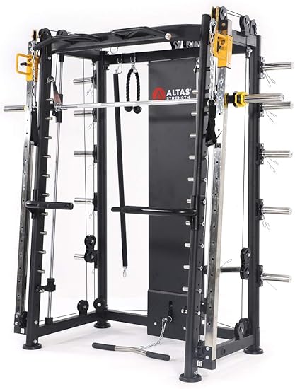 yellow workout machine