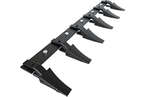 Garvee 60 Inch Steel Bucket Tooth Bar, Fits 1/2" or Less Cutting Edges, No Drilling for Tractor Loader Bucket