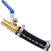 Threlaco A/C Hack Kit Compatible with Ram 2019 2020 2021 2022 1500 2500 3500 Truck with Weak/Warm Air Conditioning from Factory Heater Core Bypass Kit, W/Clamps Hose Shut Off Valve, Gas &amp; Diesel
