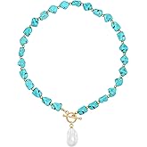 SOFYBJA Tiger Eye Beaded Necklace Green Malachite Beads Choker Necklace Gold Star Zircon Pendant Necklace Women Chakra Healing Gemstone Jewelry Amulet Gifts