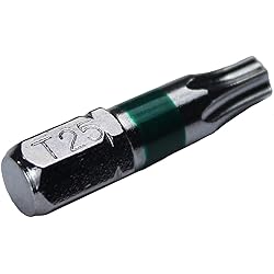 T25 (T-25) Torx/Star Driver Bit - Color Coded T25 x