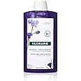 Klorane Plant-Based Purple Shampoo with Centaury, Brightens Blonde, Platinum, Silver, Gray or White Hair, Neutralizes Unwanted Yellow and Copper Tones, Paraben, Silicone and Sulfate Free