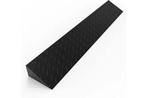 Henka 3.5" Rise Threshold Ramps for Doorways, Wheelchair Ramp for Home Steps, Door Threshold Ramp with Anti-Slip Surface (Color: Black, Size: 39x7.6x3.5in)