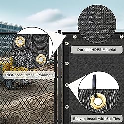 UPGRADE Privacy Screen Fence Customized 6x16 FT