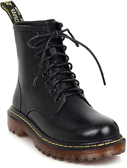 Hampshire Womens Boots Lace Up Leather Motorcycle