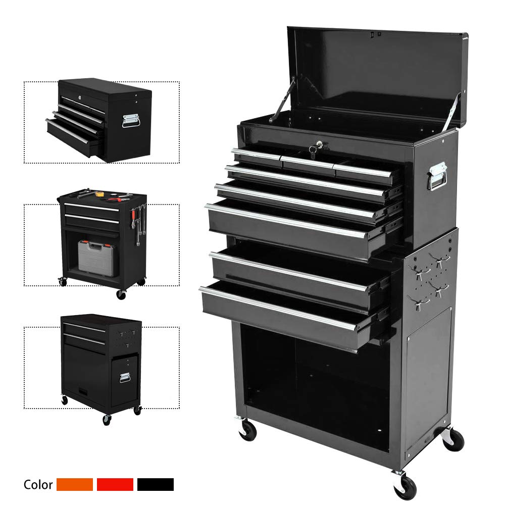 Buy On Shine 8Drawer Rolling Tool Chest,Big Tool Chest and Tool