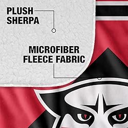 Davidson College Primary Logo Stripes Sherpa