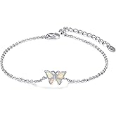 CHIC & ARTSY 925 Sterling Silver Bracelets for Women, Symbolic & Inspirational Charm Bracelets Collection with Cross, Stethoscope, Evil Eye, Infinity, Butterfly & More, Everyday Wear Jewelry