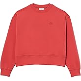 Lacoste womens Oversized Cotton Sweatshirt
