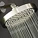 ShowerMaxx, Luxury Spa Series: Brushed Nickel Rain Shower Head, 6-Inch Round Rain Showerhead with 360 Tilt, Experience Rainfall with MAXX Comfort and Elegance (Brushed Nickel)