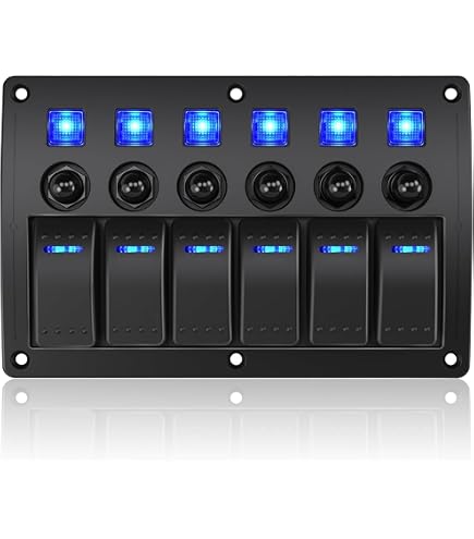Blue Sea 5052 ST CLB Circuit Breaker Block - 6 Position w/Negative