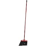 Amazon Basics Angle Dustpan Broom with Vinyl-Coated Metal Handle, 6-Pack