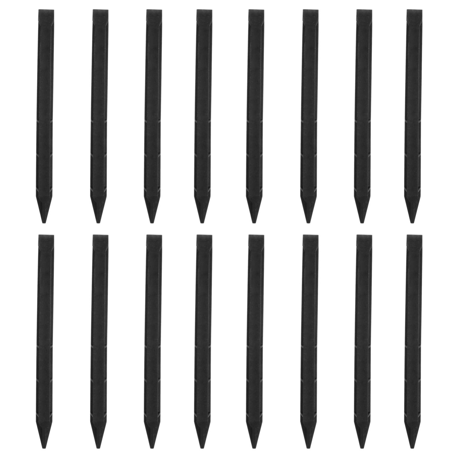 Yardwe Plastic Tent Pegs Tent Stakes Spike Hook Garden Landscape Stakes Canopy Stakes for Anchoring Garden Netting Camping Tents Rain Tarps Landscape Fabric Lawn Edging 16pcs