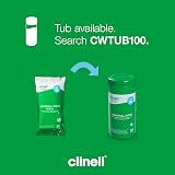 Clinell Universal Cleaning Disinfectant Wipes Refill 100ct Kills 99.99% Germs view 6