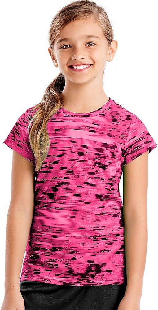 Hanes Sport Girls' Speed Dash Performance Tee