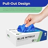 The Real Touch Blue Nitrile Gloves Powder Free Latex Free Small Box 100 view 4