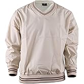 BCPOLO Men's V Neck Golf Wind Shirt Athletic Windbreaker V Neck Shirt