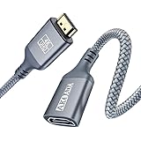 4K HDMI Extension Cable 10FT,AkoaDa HDMI 2.0 Extender Cable Male to Female for Nintendo Switch,Xbox One S 360,PS5,PS4,Roku TV