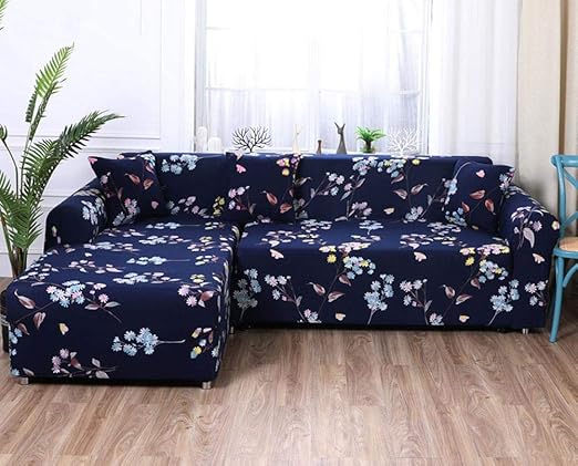 Amazon Com Womaco Sectional Sofa Slipcovers Printed L Shape Couch