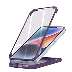 CoozCase for iPhone 14 Case with Built-in Screen