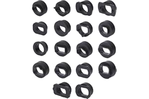 BELEY 18PCS Walnut Blaster Adapter for HTS558 Walnut Sand DE-Carbon Cleaner, Automotive Walnut Blaster Cleaner Adapter