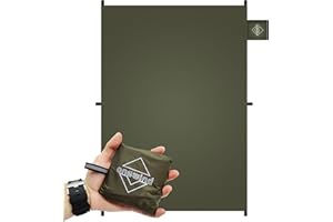 Onewind Compact Footprint, 4000mm Waterproof Rate PU Coating, 55" *39"Ultralight Camping Floor Ground Sheet with Carry Bag for Backpacking, Hiking, Camping, Picnic, Ground