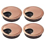 Yinpecly 4 PCS Metal Desk Grommet 2-1/8 Inch