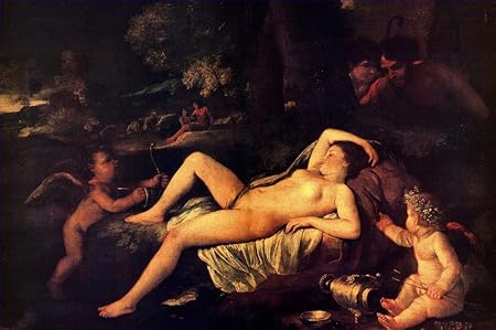 Toperfect Pintura al óleo a Mano - Nicolás Dormir Venus y Cupido Clásico  Pintor Nicolas Poussin Famoso - Arte Obras Pinturas - Pintado de Lienzo  -tamaño17: Amazon.com.mx: Hogar y Cocina