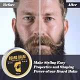 LOPHE Beard Growth Kit - Oil, Balm, Shampoo, Comb, Scissors, Beard Care Set view 8