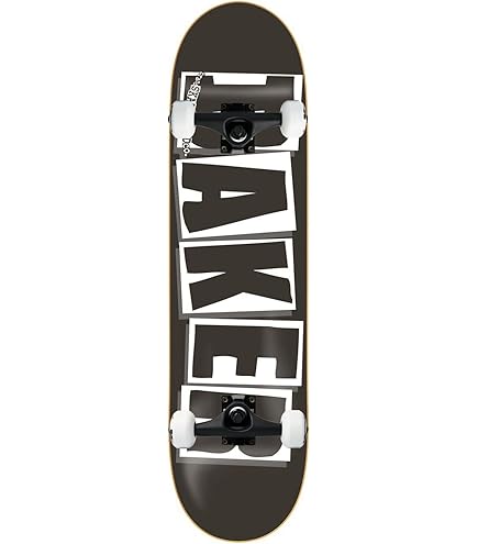 Amazon.com : BAKER Skateboard Complete Logo Black/White 8.125