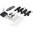 Keyless Entry System, Universal Car Door Lock and Unlock System Auto Vehicle Remote Central Control Locking Alarm Security Kit with 4 Door Lock Actuators and 2 Remote Controls