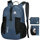 Nastravail Lightweight Packable Backpack 25L Small Lightweight Backpack for Travel Hiking Daypack Foldable Daypack for Women Men Blue