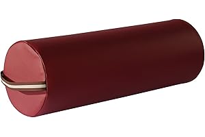 Master Massage 9" Full Round Bolster Burgundy, 1count