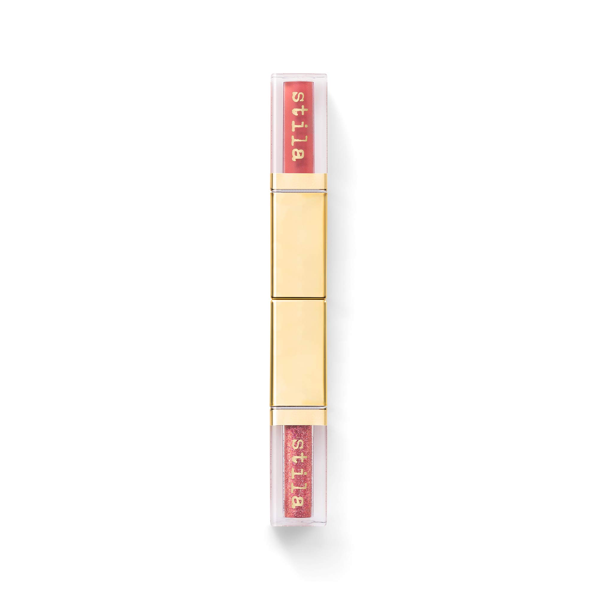 Stila Double Dip Suede Shade, Glitter & Glow Liquid Eye Shadows - Coral Reef - Long Wearing