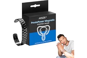 AAFQ Biancat ProstaPower Magnetic Copper Band,AEXZR Magnetic copperProstate Band,Oveallgo Magnetic CopperProstate Band,for Men&Women (Black)