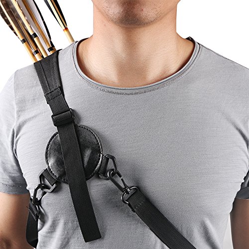 image for Huntingdoor Archery Quiver Back Canvas Quiver for Arrows Archery Acces