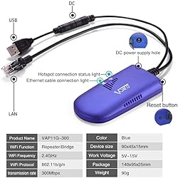 VONETS VAP11G-300 WiFi Bridge 2.4GHz WiFi to
