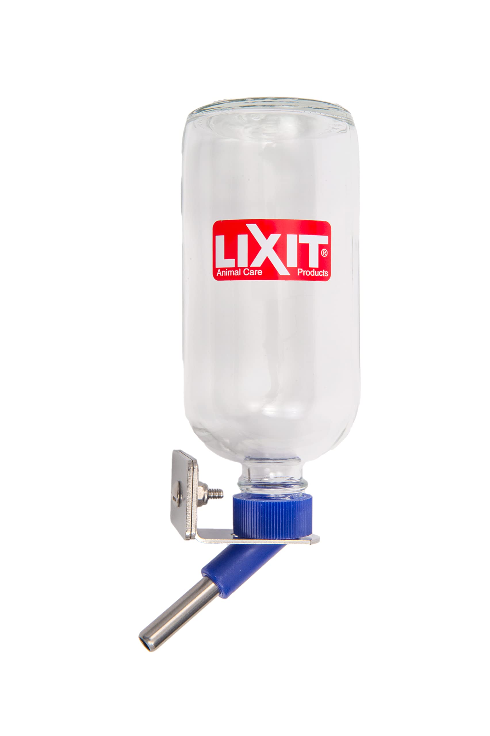 Photo 1 of Lixit Glass Water Bottles for Rabbits, Ferrets, Small Birds, Guinea Pigs, Rats, Hamsters and Other Pets (16ozHD)