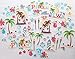 Paper Die Cuts - Paradise - Over 60 Cardstock Scrapbook Die Cuts - by Miss Kate Cuttables