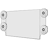 2 Pack Window Sign Holder 11" x 8.5" Double Sided Document Display with Suction Cups for Safety Signage and Event Info in Schools and Educational Institutions Clear Acrylic Sleeve by Marketing Holders